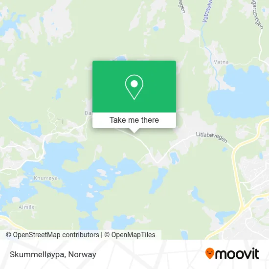 Skummelløypa map