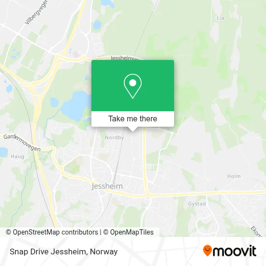 Snap Drive Jessheim map