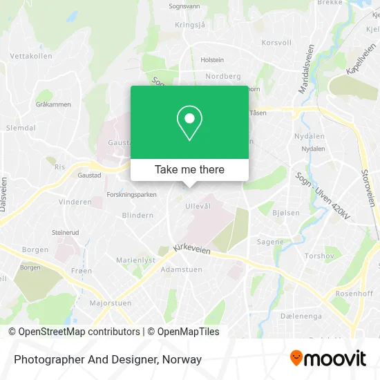 Photographer And Designer map