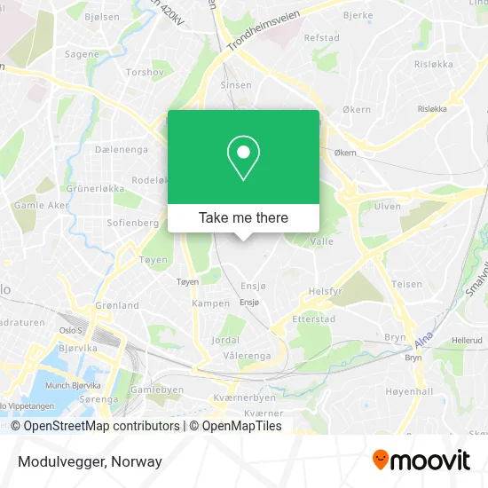 Modulvegger map