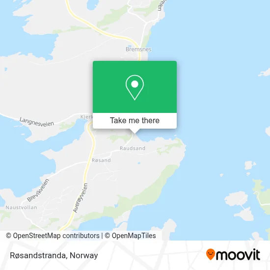 Røsandstranda map