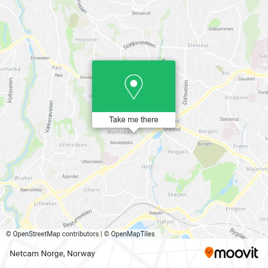 Netcam Norge map