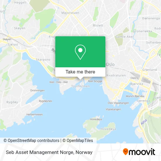 Seb Asset Management Norge map
