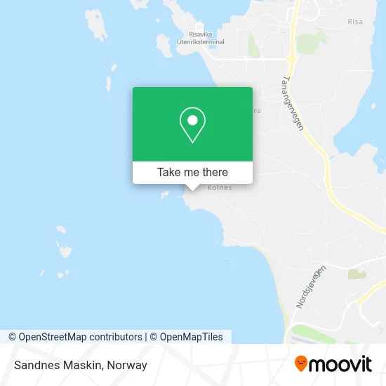 Sandnes Maskin map