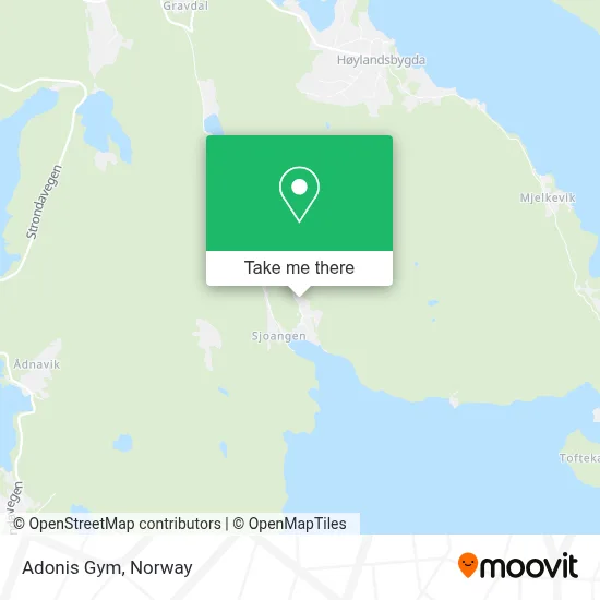 Adonis Gym map