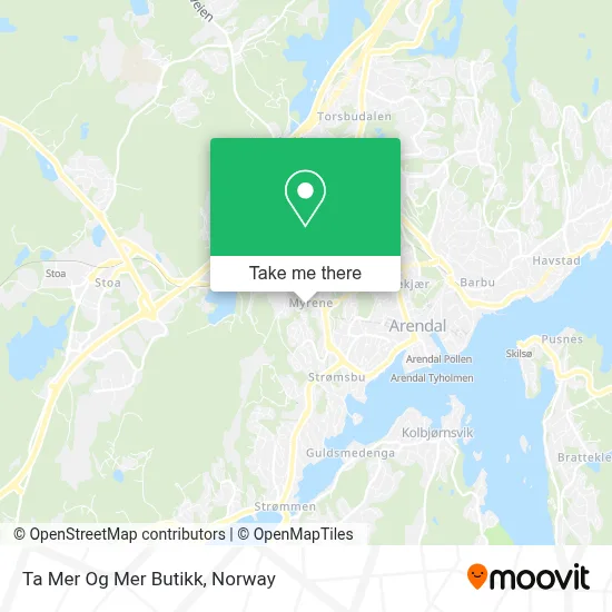 Ta Mer Og Mer Butikk map
