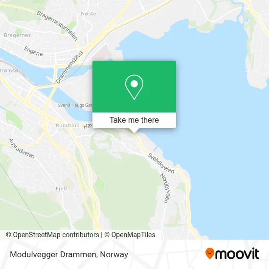 Modulvegger Drammen map