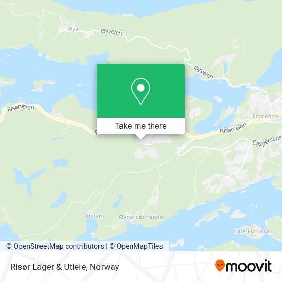 Risør Lager & Utleie map