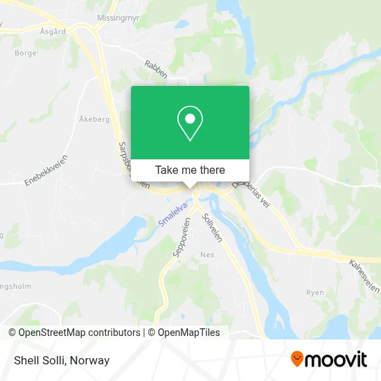 Shell Solli map