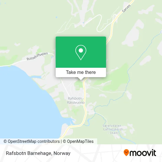 Rafsbotn Barnehage map