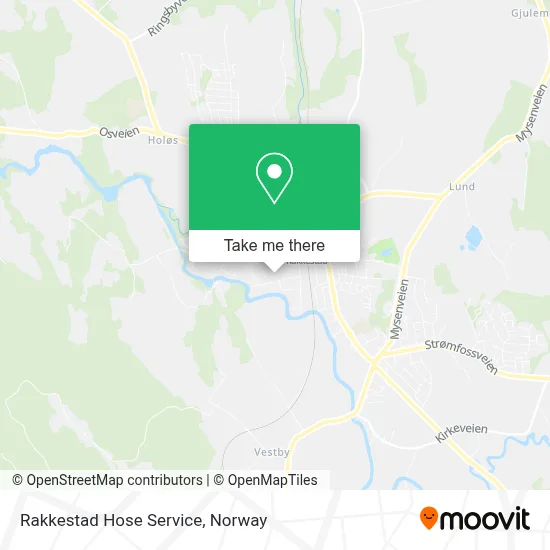 Rakkestad Hose Service map