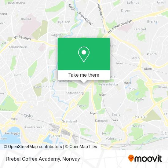Rrebel Coffee Academy map