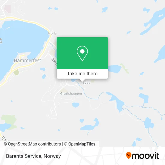 Barents Service map