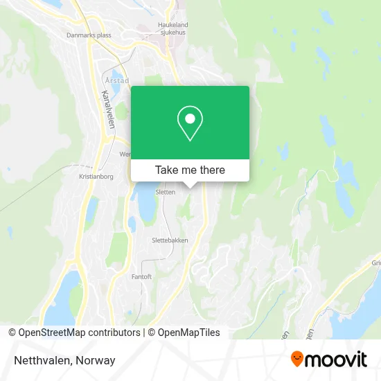 Netthvalen map