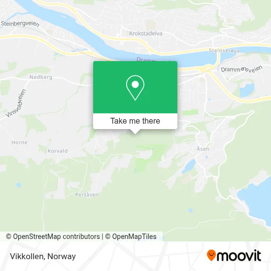 Vikkollen map