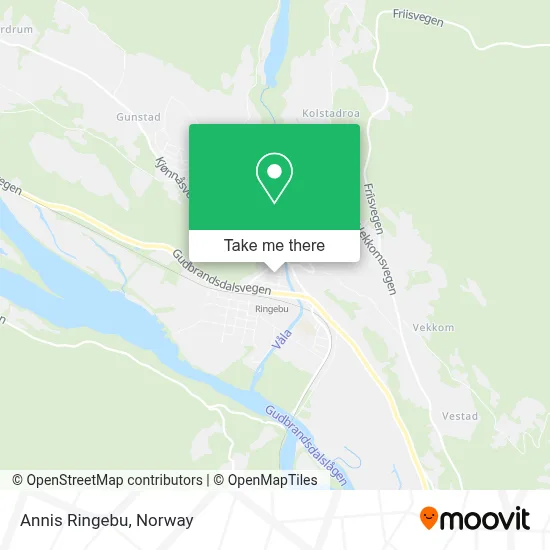 Annis Ringebu map