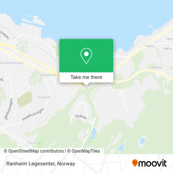Ranheim Legesenter map