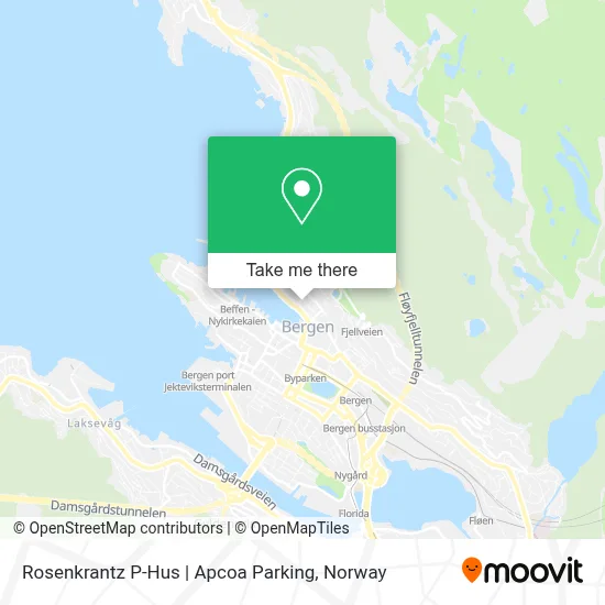 Rosenkrantz P-Hus | Apcoa Parking map