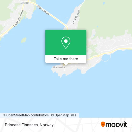 Princess Finnsnes map