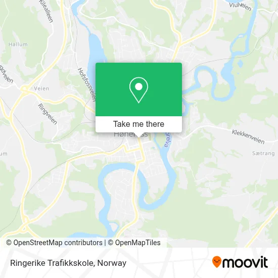 Ringerike Trafikkskole map