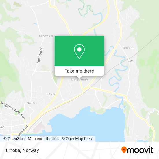 Lineka map