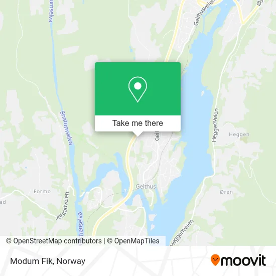 Modum Fik map