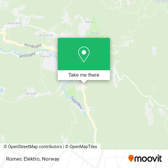 Romec Elektro map