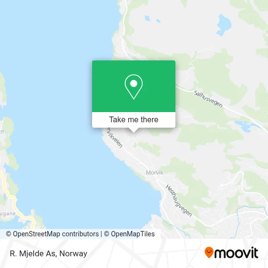R. Mjelde As map