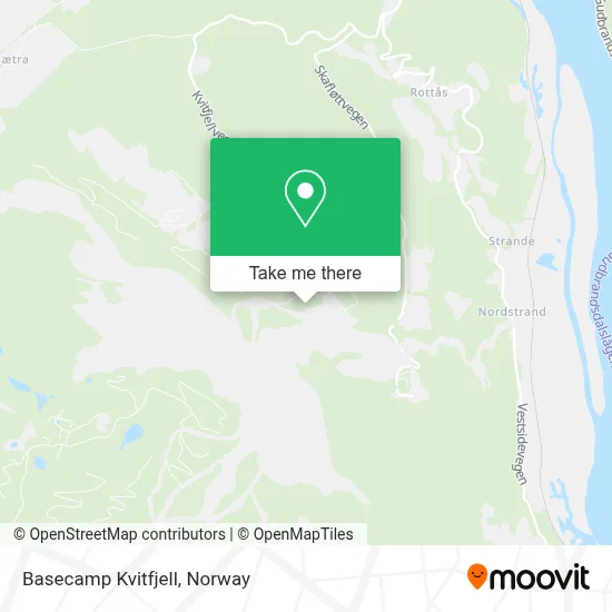 Basecamp Kvitfjell map