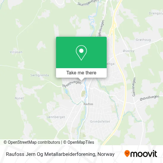Raufoss Jern Og Metallarbeiderforening map