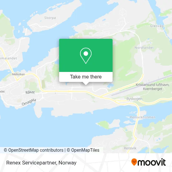 Renex Servicepartner map
