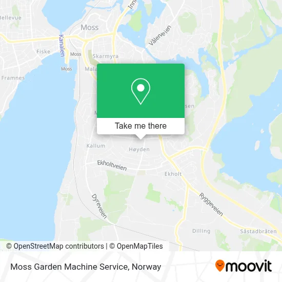 Moss Garden Machine Service map