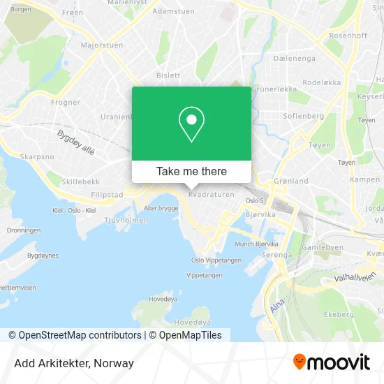 Add Arkitekter map