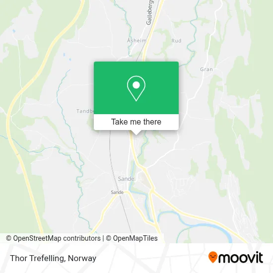 Thor Trefelling map
