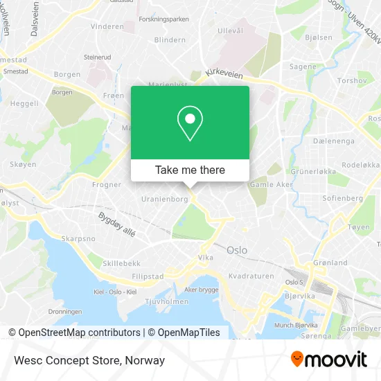 Wesc Concept Store map