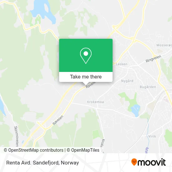 Renta Avd. Sandefjord map