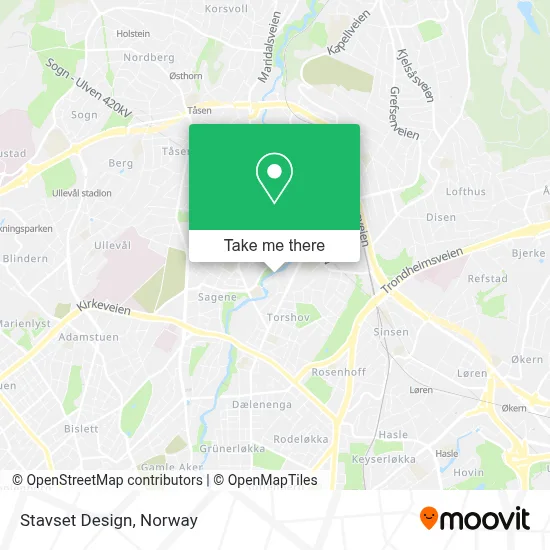 Stavset Design map