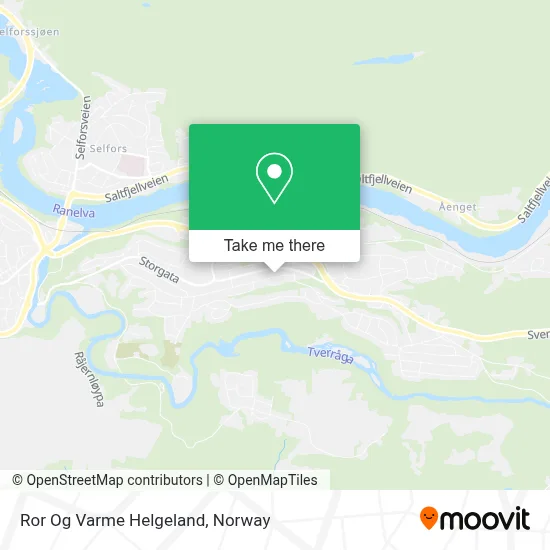 Ror Og Varme Helgeland map