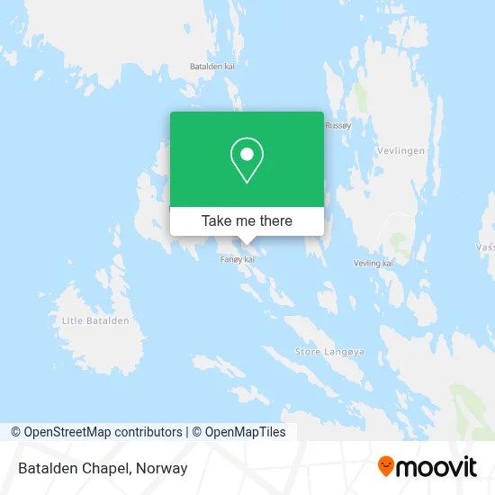 Batalden Chapel map