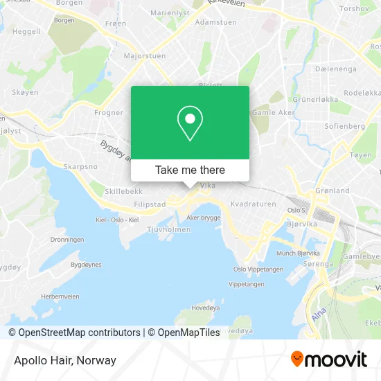 Apollo Hair map