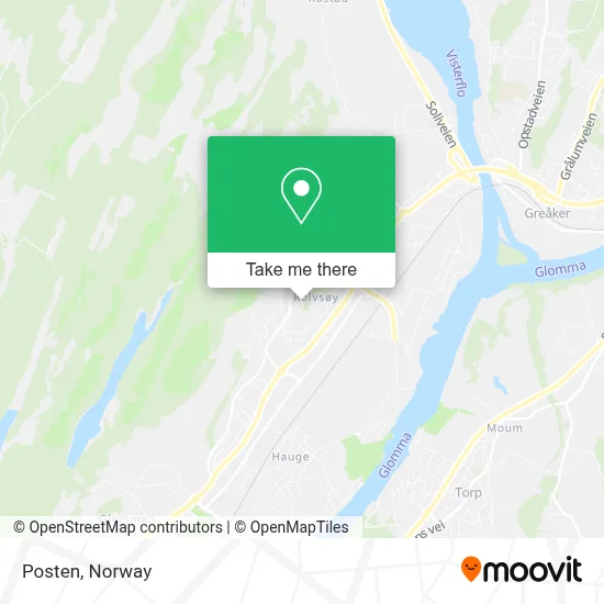 Posten map
