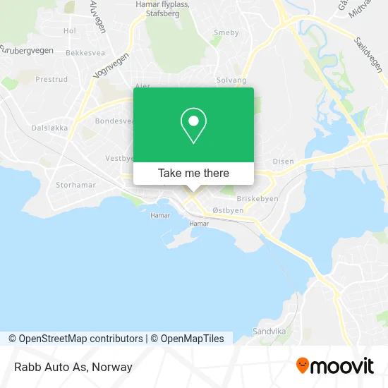 Rabb Auto As map
