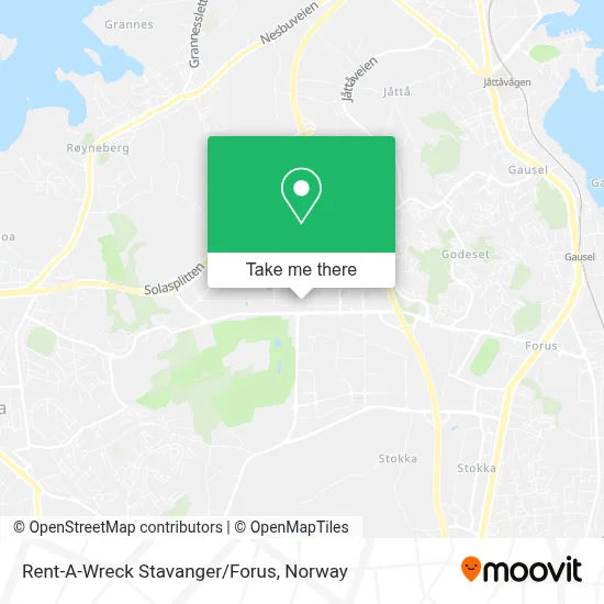 Rent-A-Wreck Stavanger/Forus map