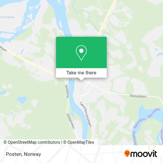 Posten map