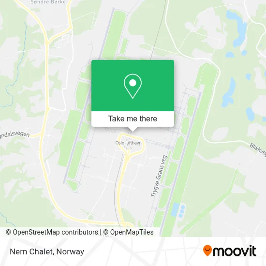 Nern Chalet map