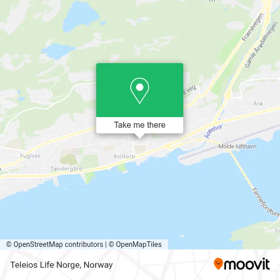 Teleios Life Norge map
