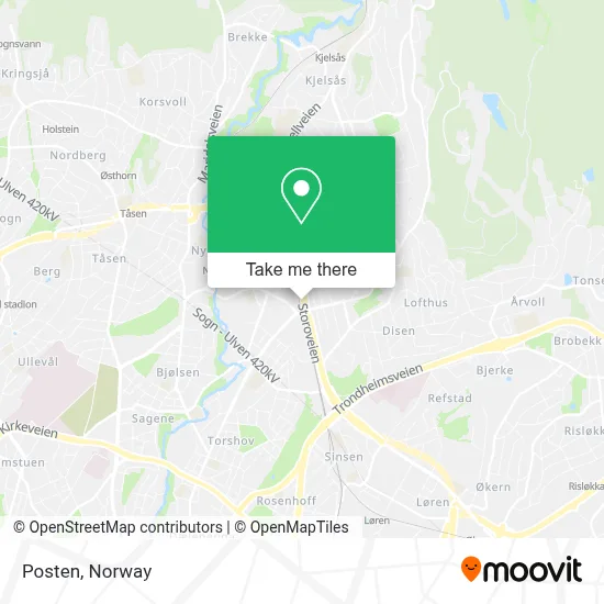 Posten map