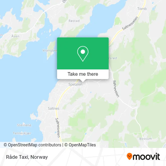 Råde Taxi map