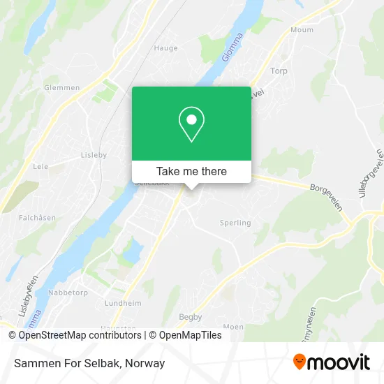 Sammen For Selbak map