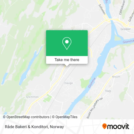 Råde Bakeri & Konditori map